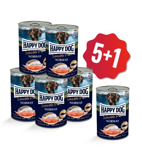 AKCE Lachs Pur Norway - losos 400 g (5+1)