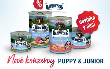 Nové konzervy PUPPY & JUNIOR v akcii