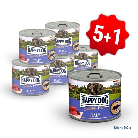 AKCE Konzerva Sensible pure Italy - buvolí 200 g 5+1