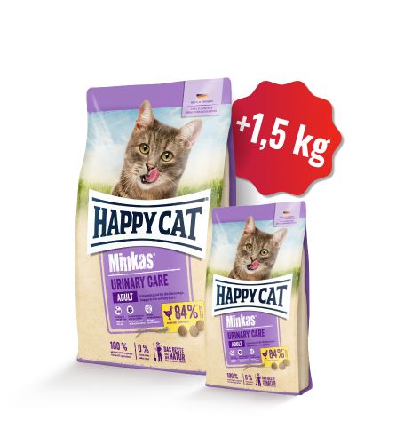 Akce Minkas Urinary Care Geflügel 10 kg + 1,5 kg