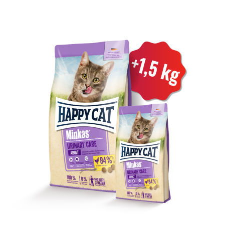 Akce Minkas Urinary Care Geflügel 10 kg + 1,5 kg