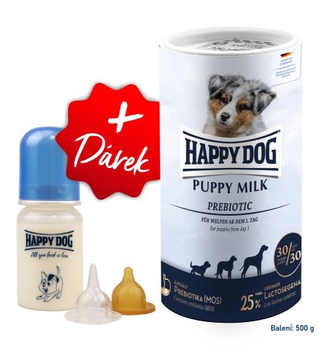 Puppy Milk Prebiotic 500 g  + DARČEK fľaša na mlieko
