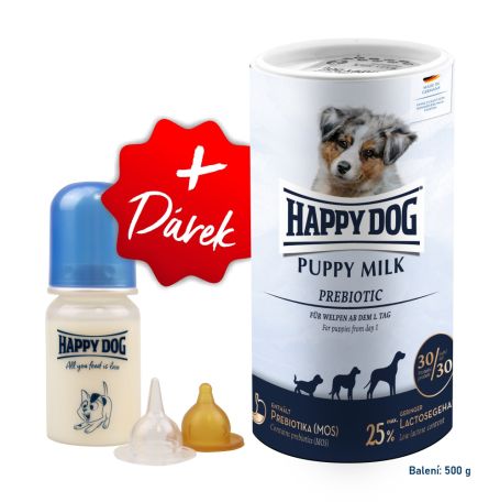 Puppy Milk Prebiotic 500 g  + DARČEK fľaša na mlieko