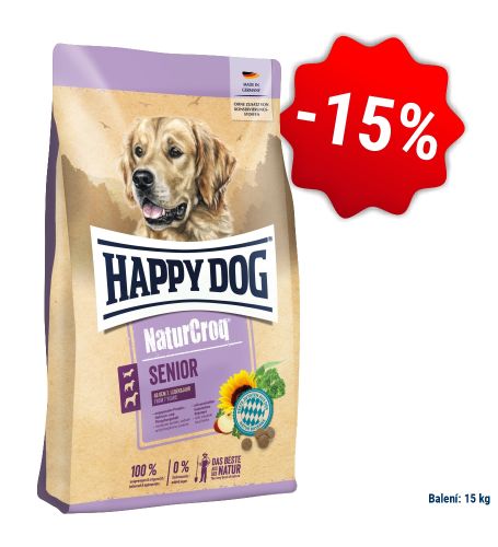 AKCIA NaturCroq Senior 15 kg - 15% (SK)