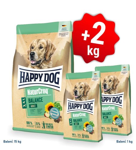 Akcia NaturCroq BALANCE 15 kg + 2 kg  SK