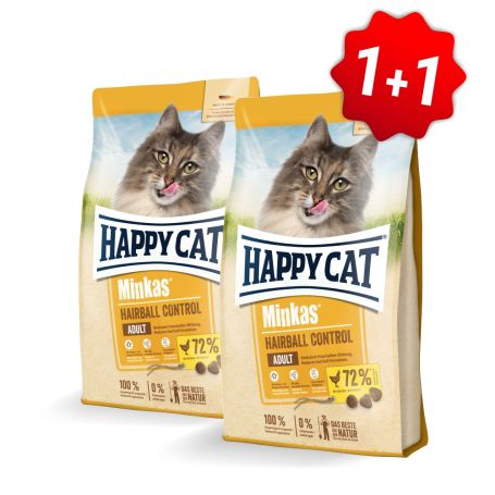 Akcia Minkas Hairball Control Geflügel 1,5 kg 1+1