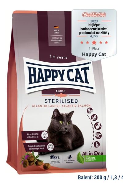 Sterilised Adult Atlantik-Lachs / Losos 10 kg