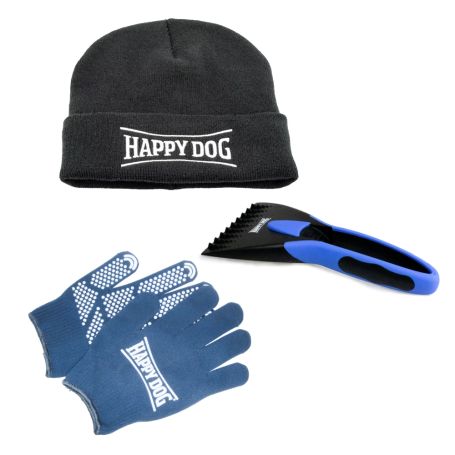 Darček k nákupu nad 64 EUR - Rukavice, čiapka, škrabka