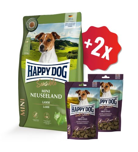 AKCIA Mini Neuseeland 4 kg + 2 x Soft Snack 100 g (SK) 