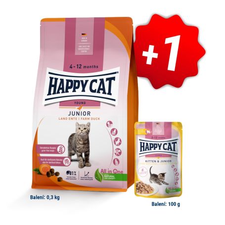 AKCIA Junior Land Geflügel 300 g + 1 kapsička
