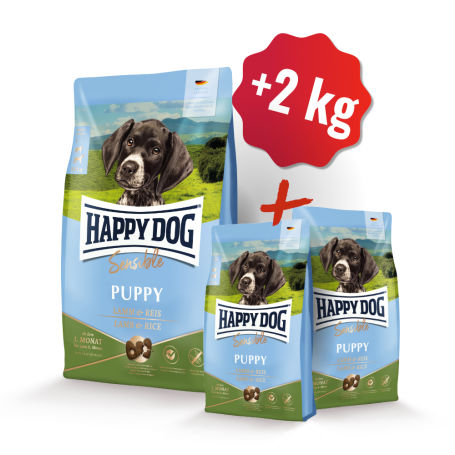 AKCIA Puppy Lamb & Rice 10kg + 2kg SK 