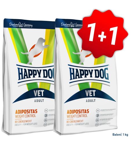 AKCIA HD VET Dieta Adipositas 1 kg + 1 kg