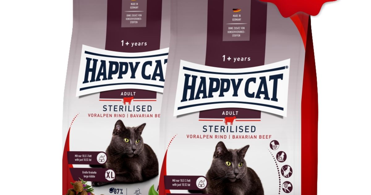 Akce HC Sterilised Voralpen-Rind 1,3 kg 1+1 | HAPPYDOG.CZ