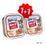 AKCE Minkas Duo Paté Drůbež a Hovězí 100g 1+1