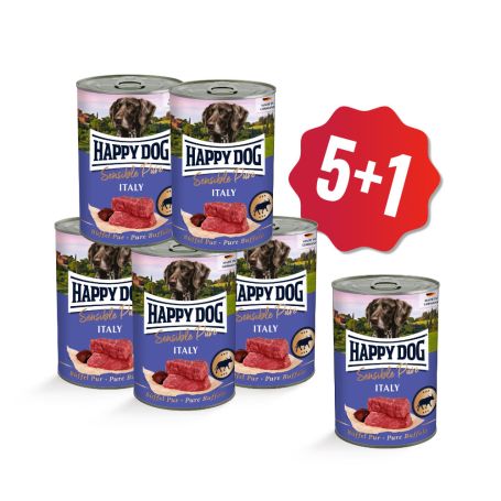 AKCE Konzerva Sensible pure Italy - buvolí 400 g 5+1