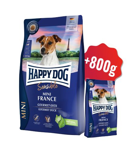 AKCIA Sensible Mini France 4 kg + 800g (SK)  