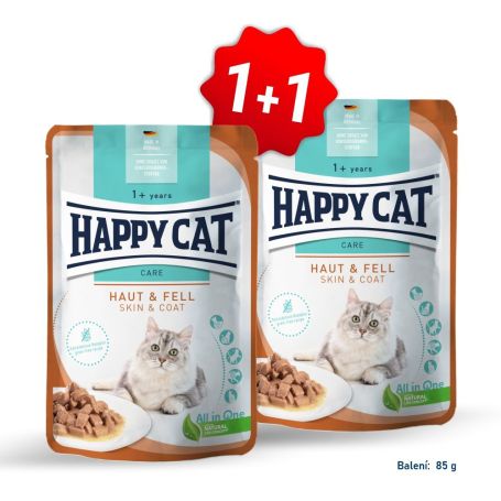 AKCE Kapsička MIS Care Haut & Fell / Kůže & Srst 85 g 1 + 1 (exp. 4/26)