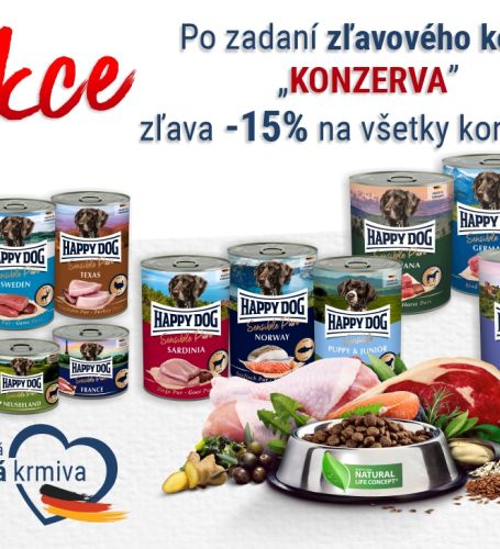 Konzervy so zľavou –15 % SK