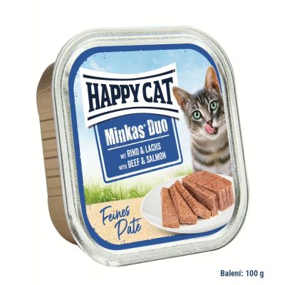 Minkas Duo Paté - Hovädzie & Losos 100 g