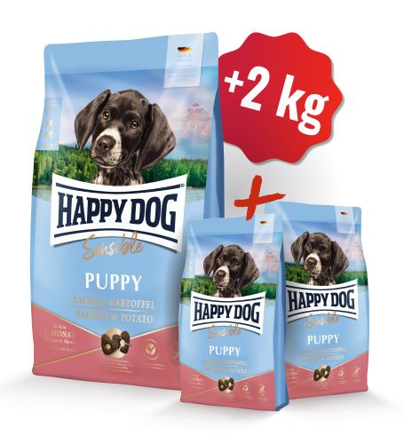 AKCIA Puppy Salmon & Potato 10kg + 2kg SK 