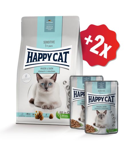 AKCE Sensitive Magen & Darm 4 kg + 2x kapsička