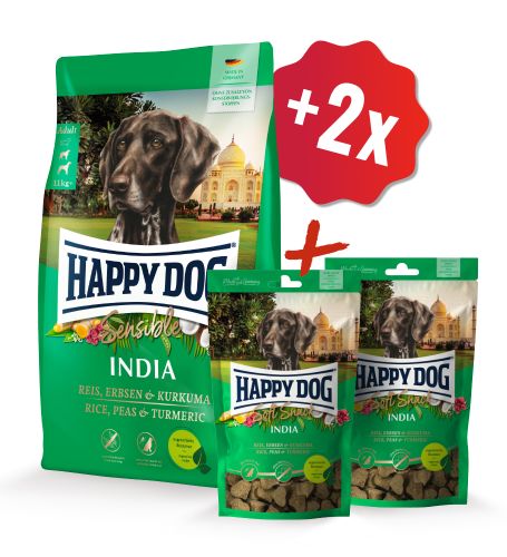 AKCIA India 10 kg + 2x Soft Snack SK