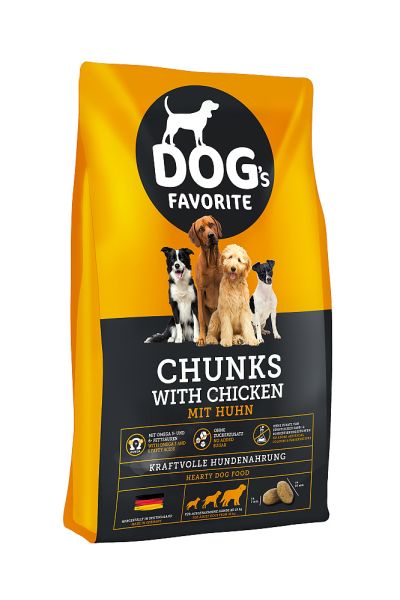 Dogs favorit Chunks with chicken 15 kg