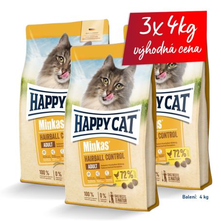 AKCE HC Minkas Hairball Control Geflügel 3x 4 kg
