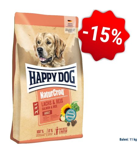 AKCE NaturCroq Lachs & Reis 11kg - 15%