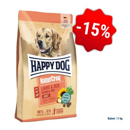 AKCE NaturCroq Lachs & Reis 11kg - 15%