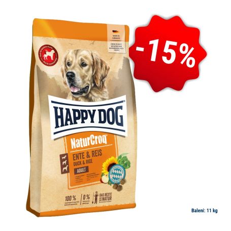 AKCIA NaturCroq Ente & Reis 11 kg - 15% (SK) 