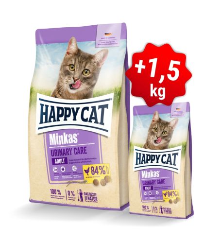 Akcia Minkas Urinary Care Geflügel 10 kg + 1,5 kg (SK)