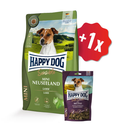AKCE Mini Neuseeland 800 g + 1 x Soft Snack 100 g 