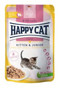 Kapsička Kitten & Junior Drůbež 85 g / Land-Geflügel