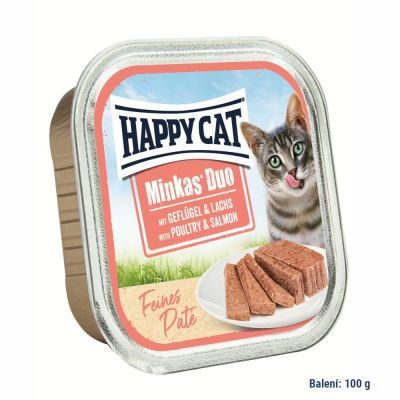 Minkas Duo Paté - Hydina & Losos 100 g