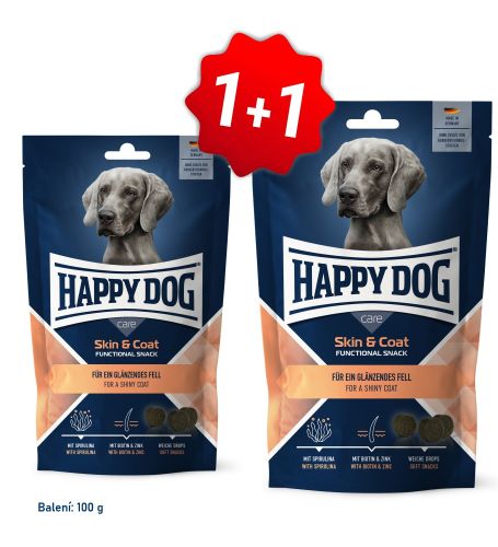 AKCIA Care Snack Skin & Coat 1+1 (SK) 