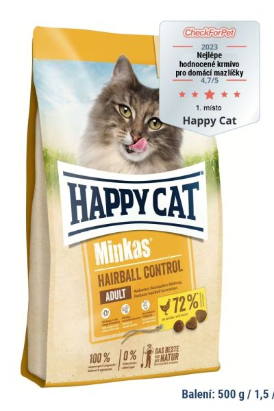 Minkas Hairball Control Geflügel  1,5 kg