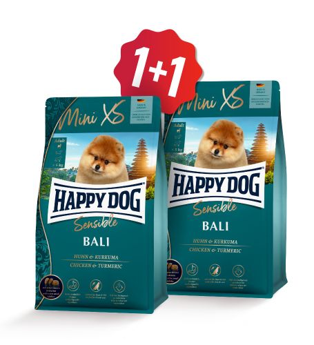 Akcia Sensible Mini XS Bali 1,3 kg 1+1
