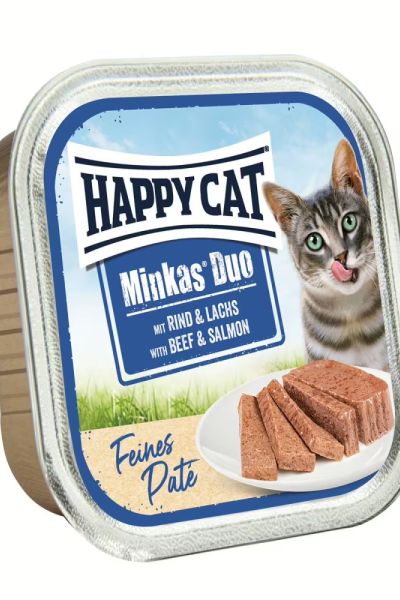 Minkas Duo Paté - Hovězí & Losos 100 g