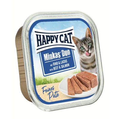 Minkas Duo Paté - Hovězí & Losos 100 g