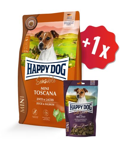 AKCIA Mini Toscana 800g + 1 x Soft Snack 100 g (SK) 