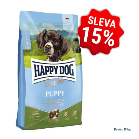 AKCE Sensible Puppy Lamb & Rice 10 kg se slevou 15%