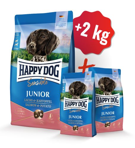 Akce Junior Chicken, Salmon & Potato 10 kg + 2 kg