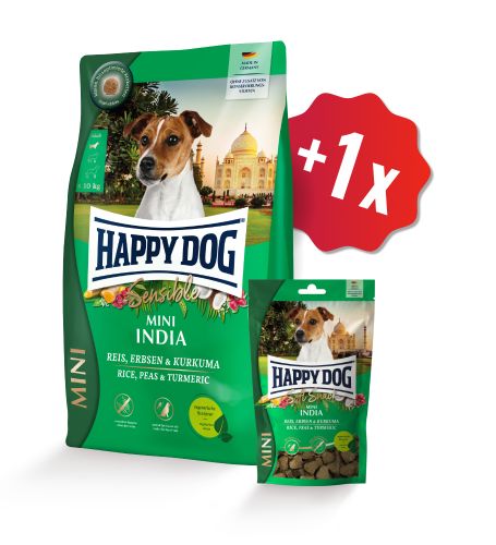 AKCIA Mini India 800 g + 1 x Soft Snack 100 g (SK)