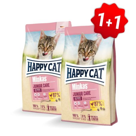 Akcia Minkas Junior Care Geflügel 1,5 kg 1+1 (SK)