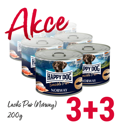 Akcia Lachs Pur (Norway) 200g 3+3 (SK)