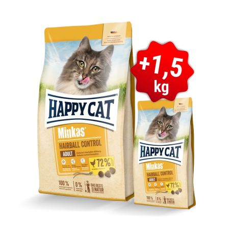 AKCIA Minkas Hairball Control Geflügel 10 kg + 1,5 kg (SK)
