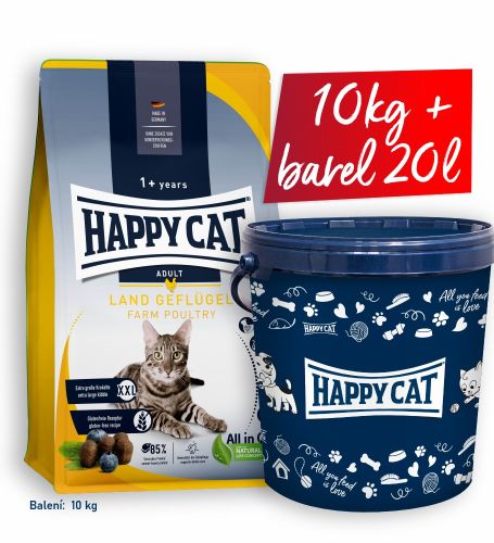 AKCE HC Culinary Land-Geflügel 10kg + malý barel 20l