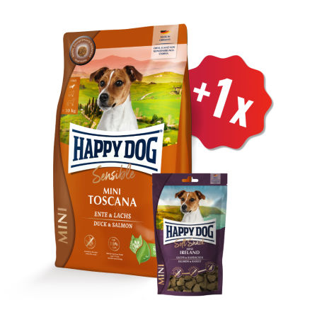 AKCE Mini Toscana 800 g + 1 x Soft Snack 100 g