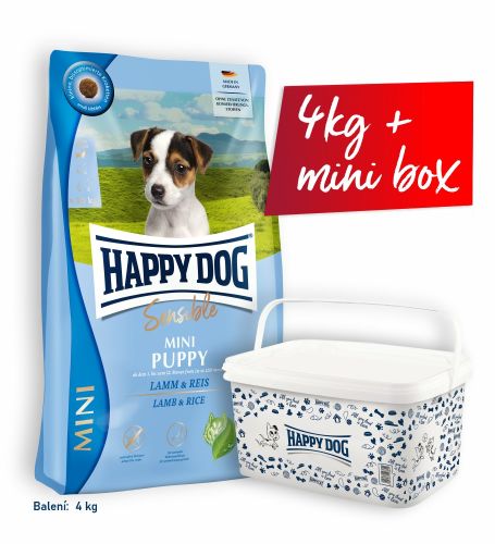 AKCIA HD Mini Puppy Lamb & Rice 4kg + mini box  (SK)
